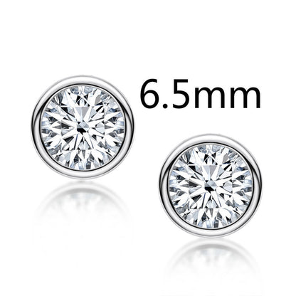 0.5-2 Carat 925 Sterling Silver Personalized Design Earrings-Jewearrings