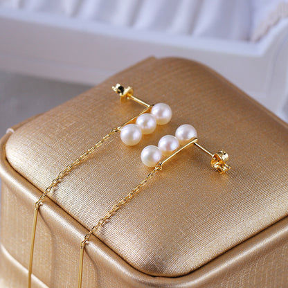 New Fashion Natural Pearl Earrings-Jewearrings