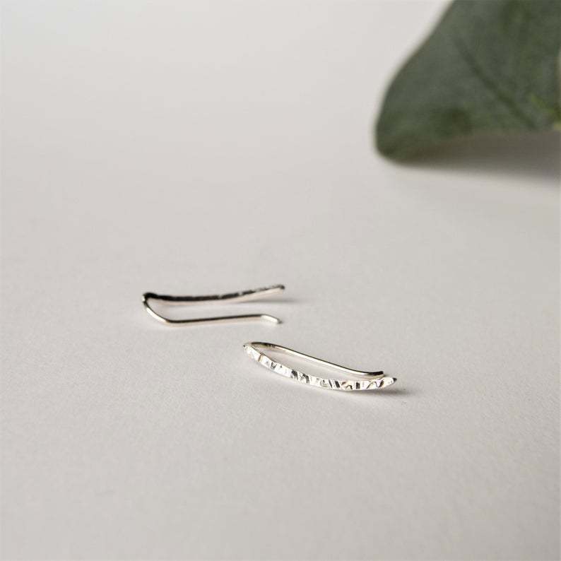 Women's Silver Stud Earrings-Jewearrings