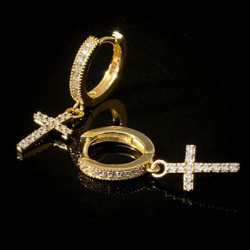 Lady Cross Earrings Earrings-Jewearrings