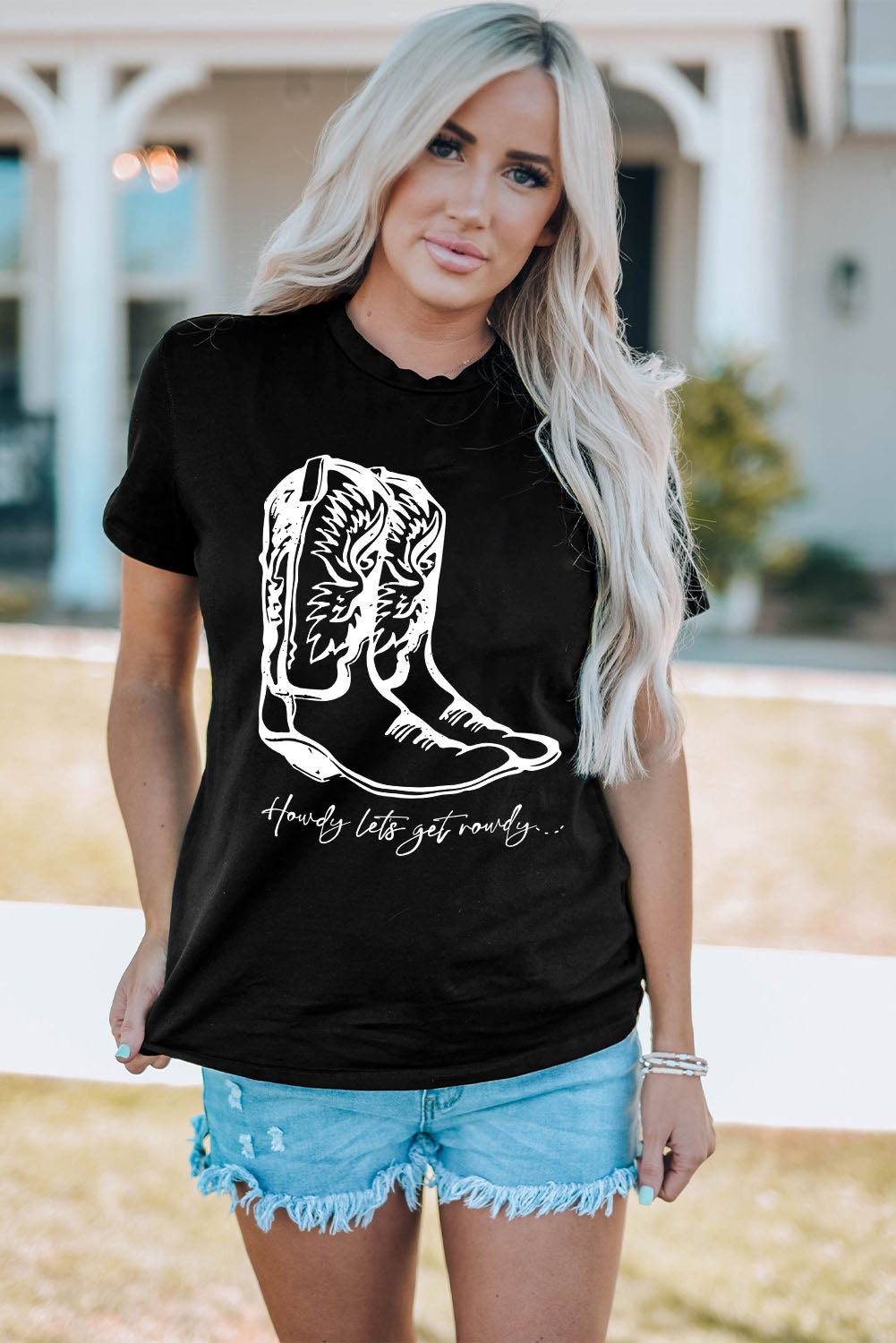 Boots Graphic Tee Shirt-Jewearrings