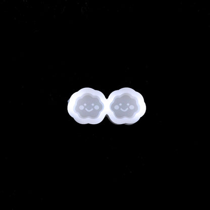 Love Stud Earrings Drop Glue Silicone Mould Butterfly Cloud-Jewearrings