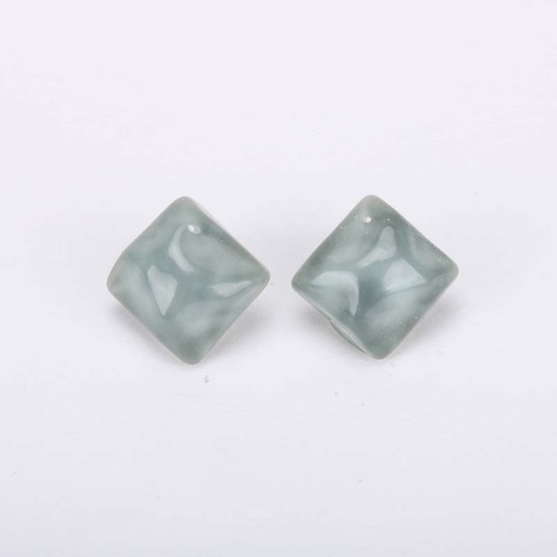 Silver Needle New Geometric Irregular Stud Earrings Dongdaemun-Jewearrings