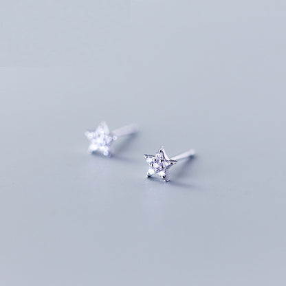 Graceful And Petite Cute S925 Silver Stud Earrings For Women-Jewearrings