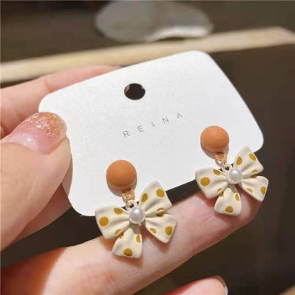 Women's Bow-knot Trendy Niche Design Earrings-Jewearrings