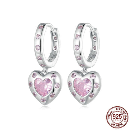 New Style Love S925 Sterling Silver Earrings-Jewearrings