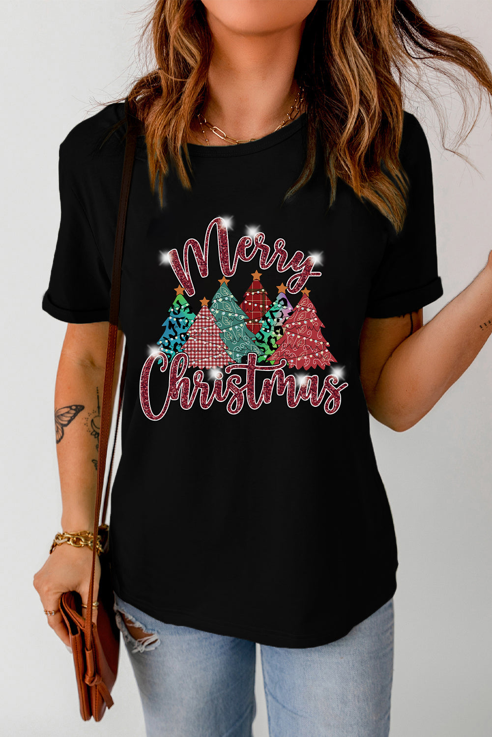 MERRY CHRISTMAS Graphic T-Shirt-Jewearrings