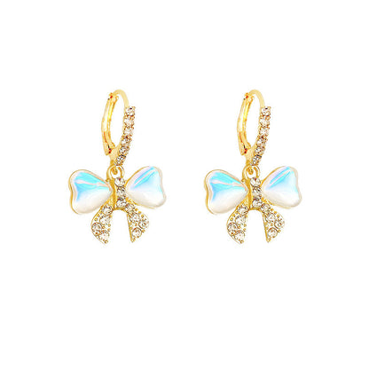 Women's Fashion Fancy Bow Sweet Earrings-Jewearrings