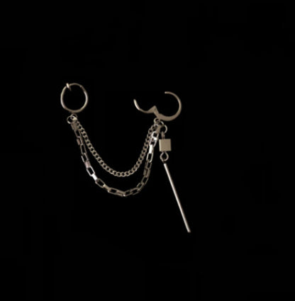 Long Stick Earrings Ear Bone Clip Earrings-Jewearrings