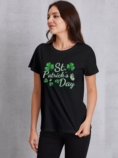 ST. PATRICK'S DAY Round Neck T-Shirt-Jewearrings