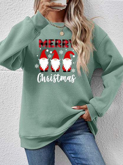 MERRY CHRISTMAS Long Sleeve Sweatshirt-Jewearrings