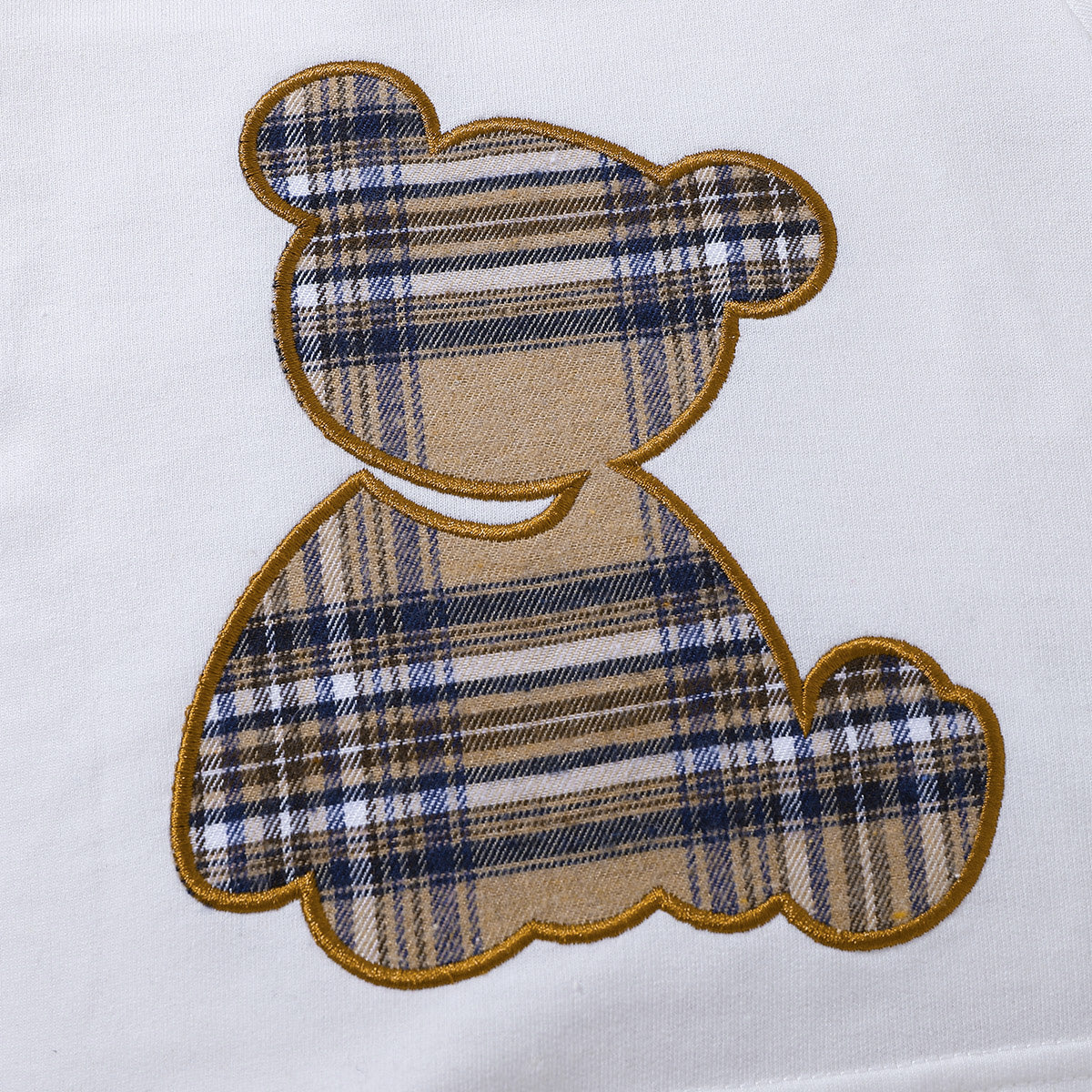 Baby Bear Graphic Round Neck Tee and Short Set-Jewearrings