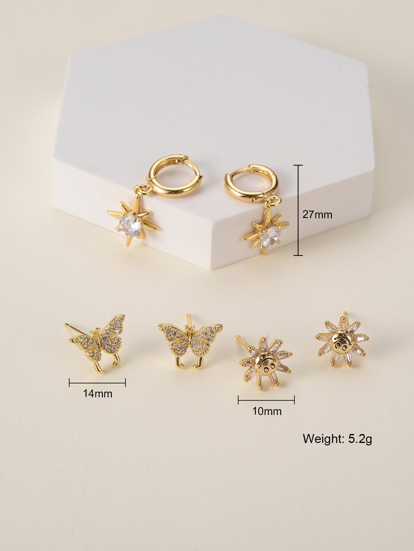 Women's Earrings Have Irregular Personality Knot Ear Clip-Jewearrings