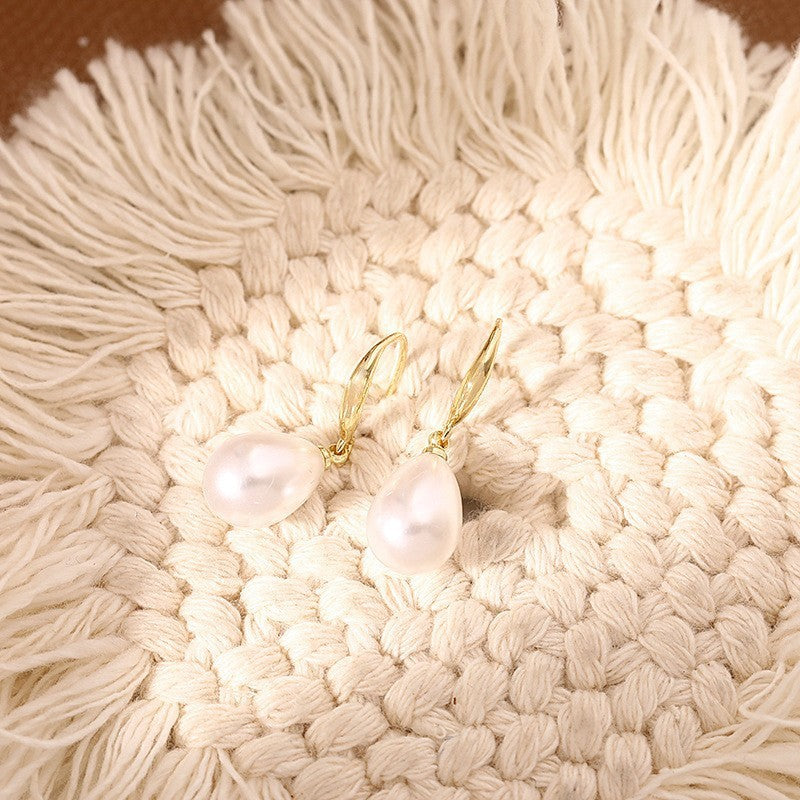 Women's French Fashion Pearl Earrings-Jewearrings