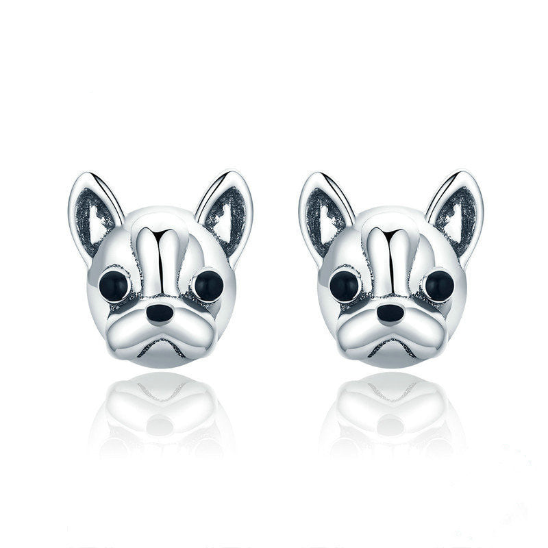 S925 Sterling Silver Earrings Temperament Female Earrings-Jewearrings