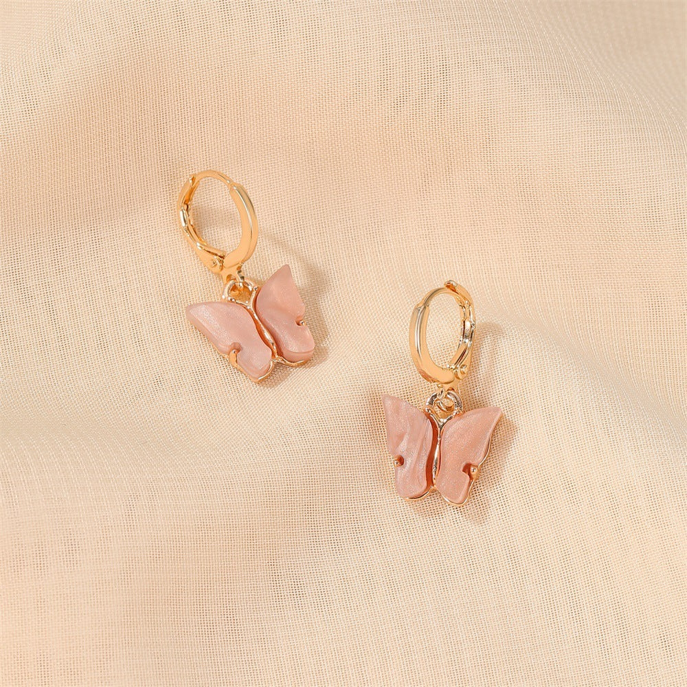 Butterfly Dangle Earrings-Jewearrings