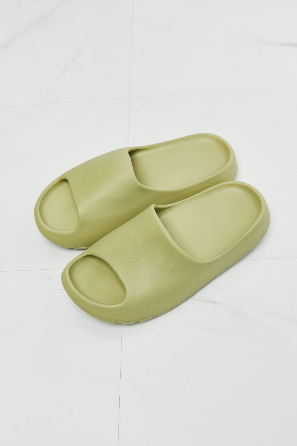 NOOK JOI In My Comfort Zone Slides in Green-Jewearrings