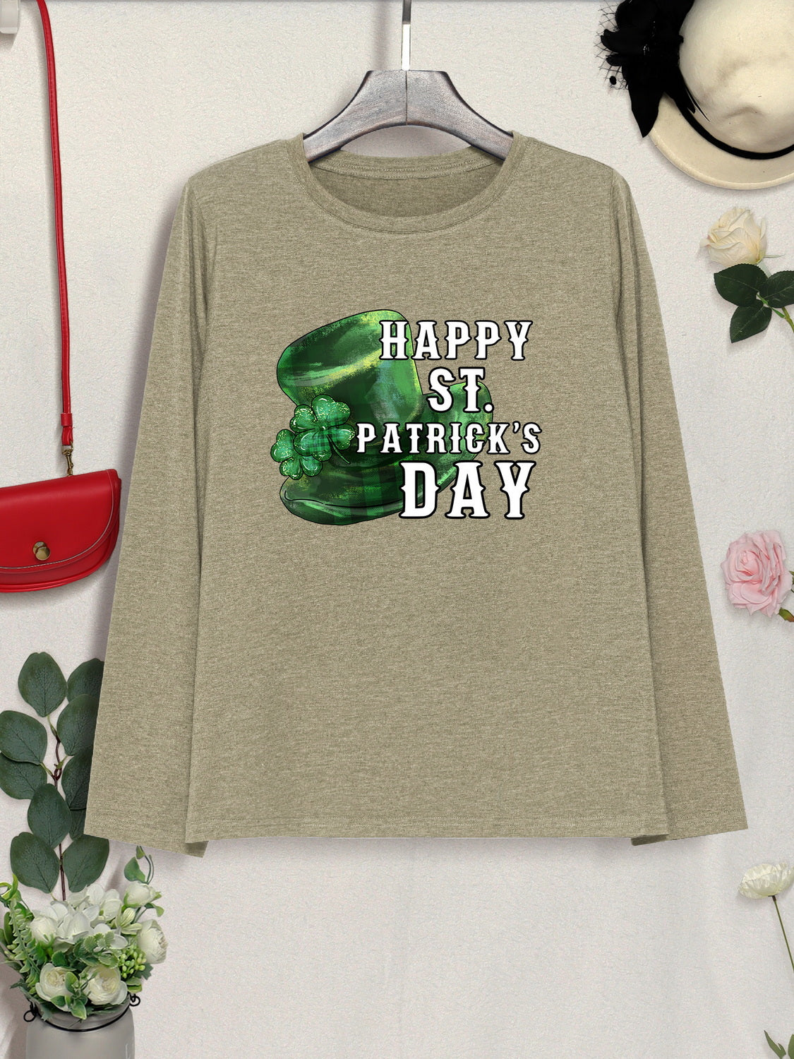 HAPPY ST. PATRICK'S DAY Round Neck T-Shirt-Jewearrings