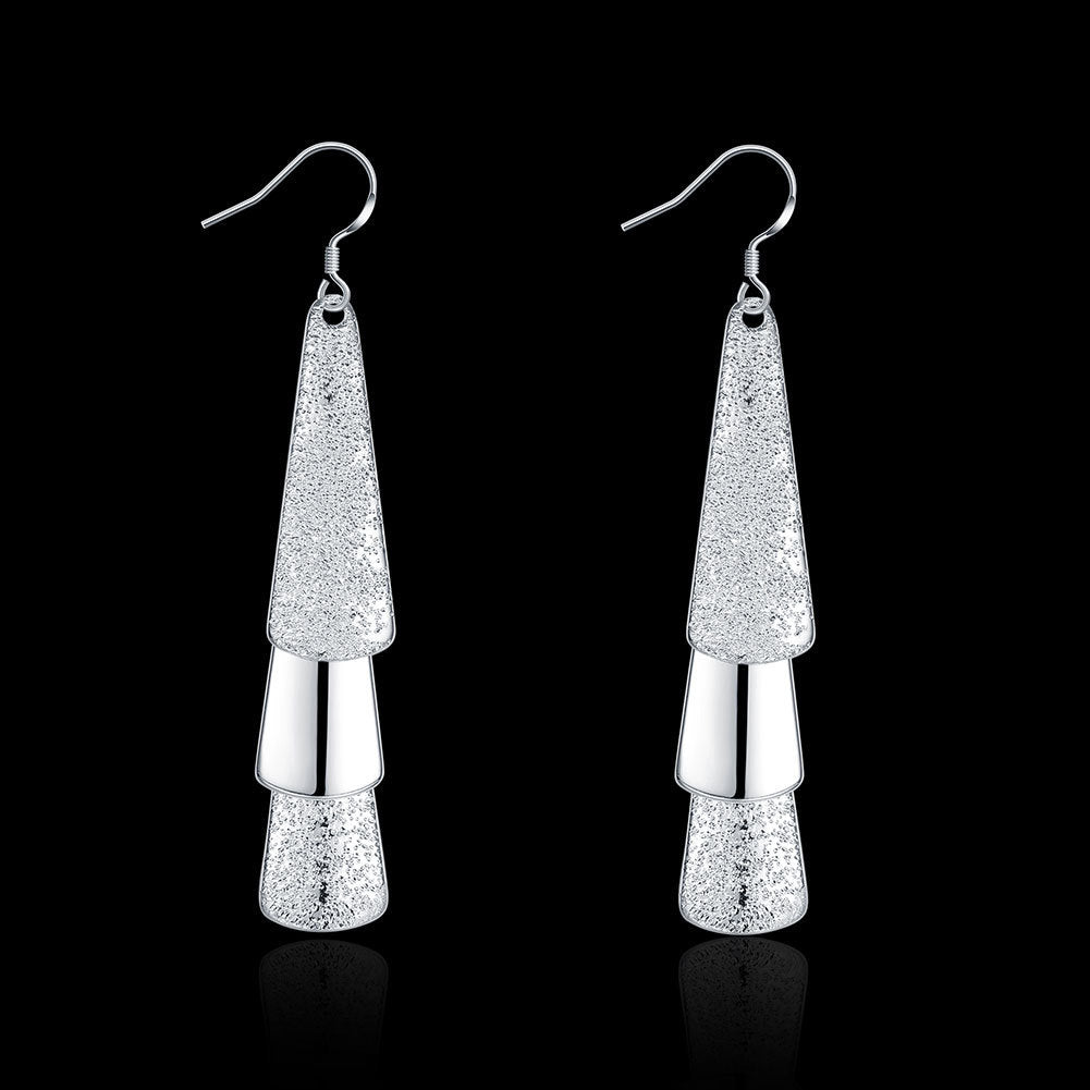 Silver Jewelry Fashion Exquisite Earrings In Europe And America-Jewearrings