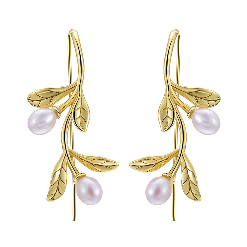 Moye Dew Natural Pearl Earrings-Jewearrings