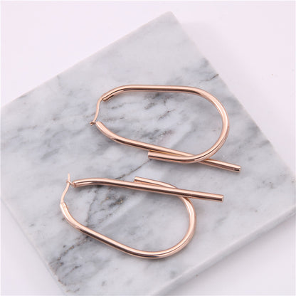 Staggered hoop earrings-Jewearrings