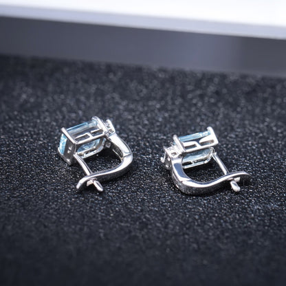 Affordable Luxury Fashion Simple And Natural Topaz Stud Earrings-Jewearrings