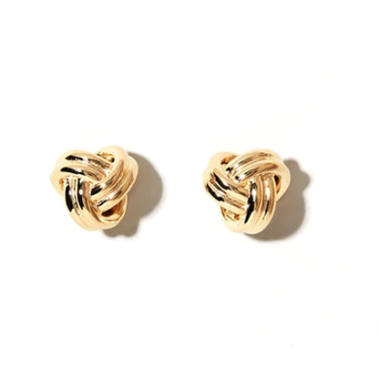 Silver Post Geometric Vintage Zirconia Stud Earrings-Jewearrings