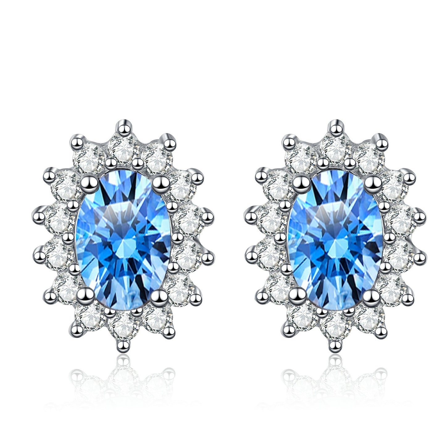 Moissanite Versatile Design New S925 Sterling Silver Women's Elegant Earrings-Jewearrings