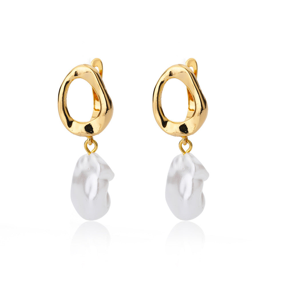 New Freshwater Pearl Earrings Of The Same Design-Jewearrings