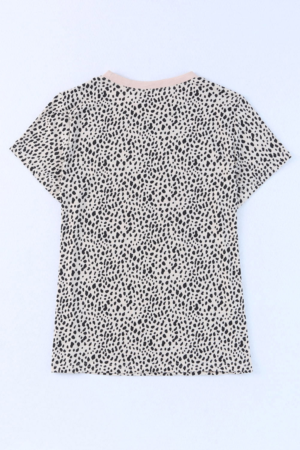 MAMA Animal Print Round Neck Short Sleeve T-Shirt-Jewearrings