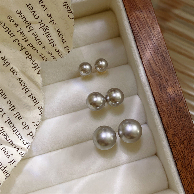 Women's S925 Sterling Silver Pearl Earrings-Jewearrings