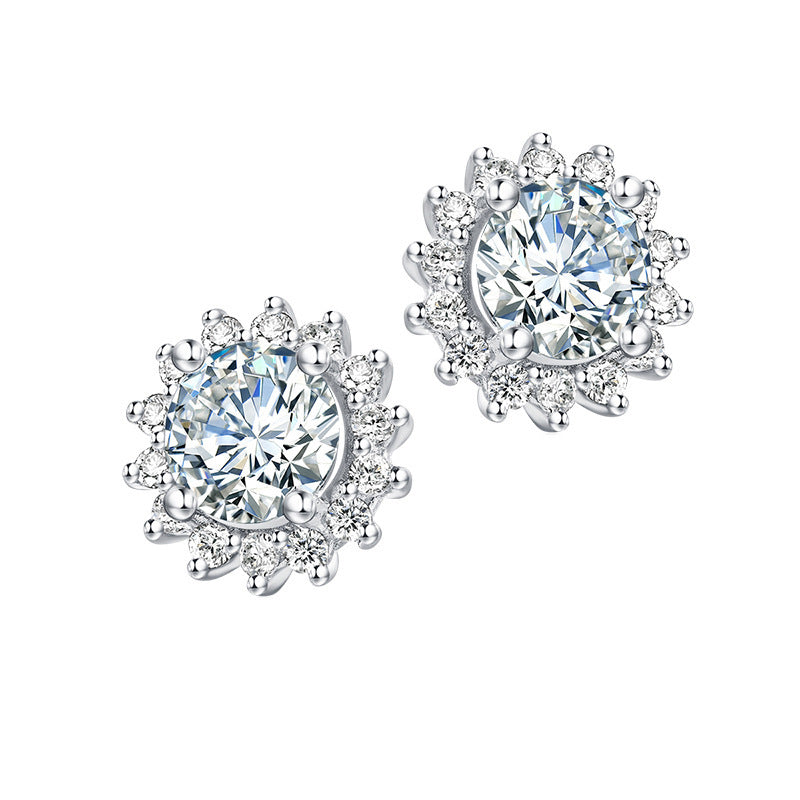 Women's New Fifty Best Moissanite Stud Earrings-Jewearrings