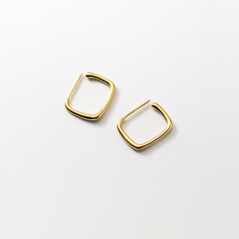 Women's S925 Silver Geometric Earrings-Jewearrings