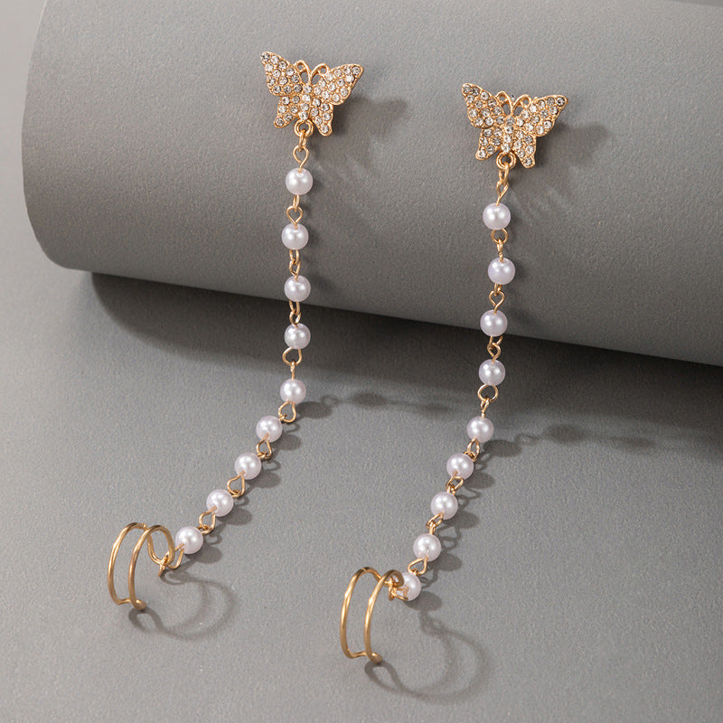 Pearl Jewelry Alloy Earrings-Jewearrings