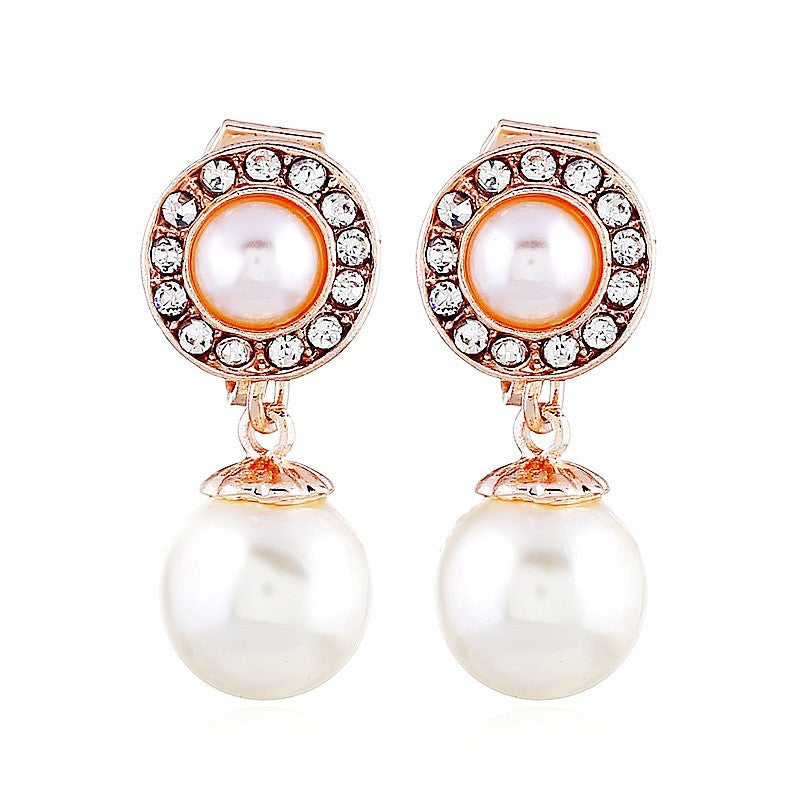 Korean Temperament Retro Ear Clip Women's Fashion Long Earrings-Jewearrings