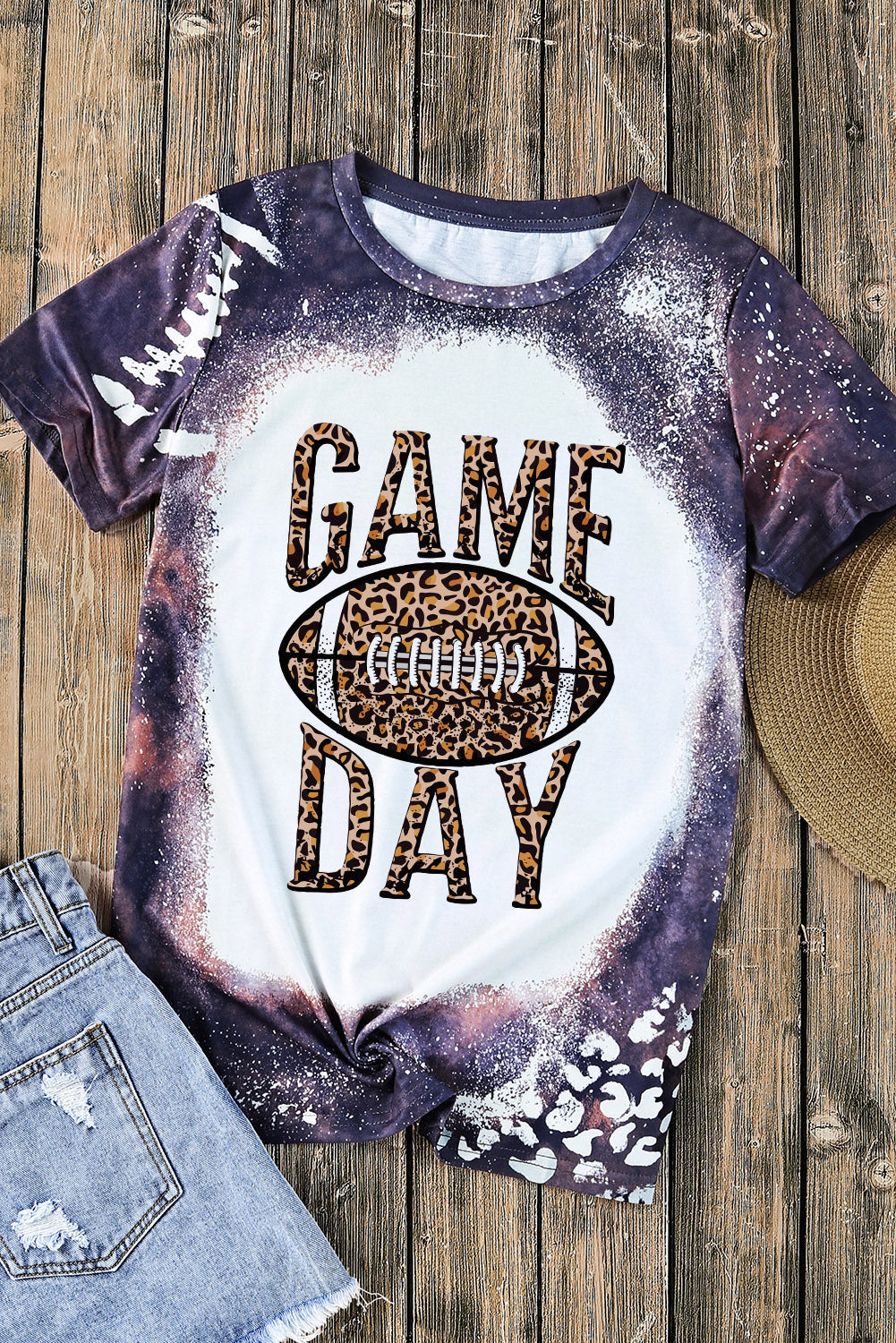 GAME DAY Graphic Short Sleeve T-Shirt-Jewearrings