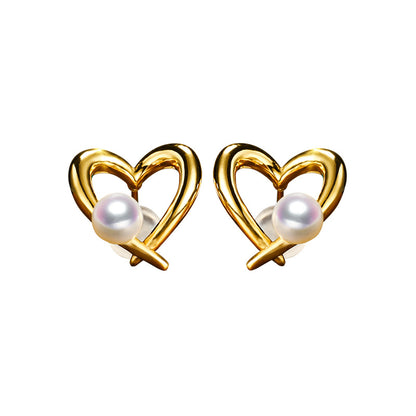 Women's Natural Pearl Earrings-Jewearrings