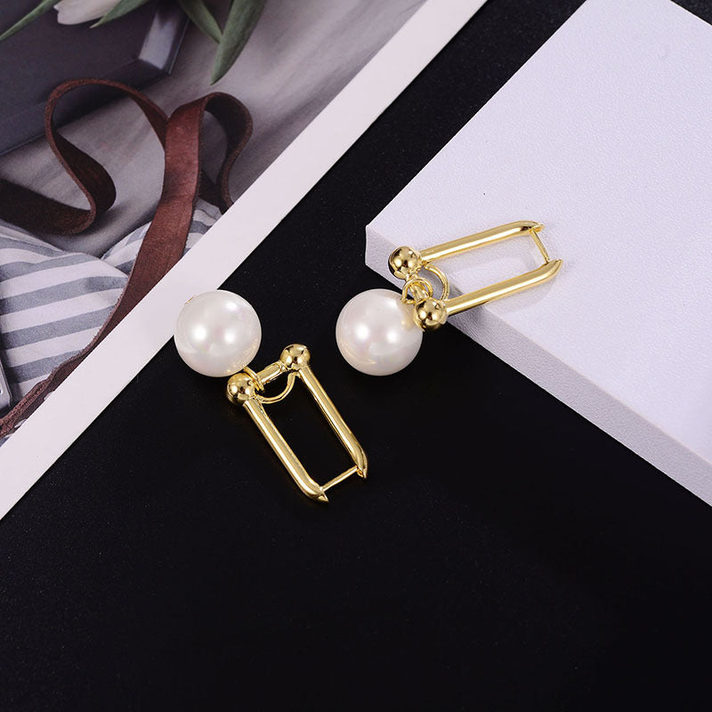 New Design High Quality Pearl Earrings-Jewearrings