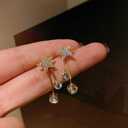 Bow Tassel Fashionable And Sweet Style Earrings For Women-Jewearrings