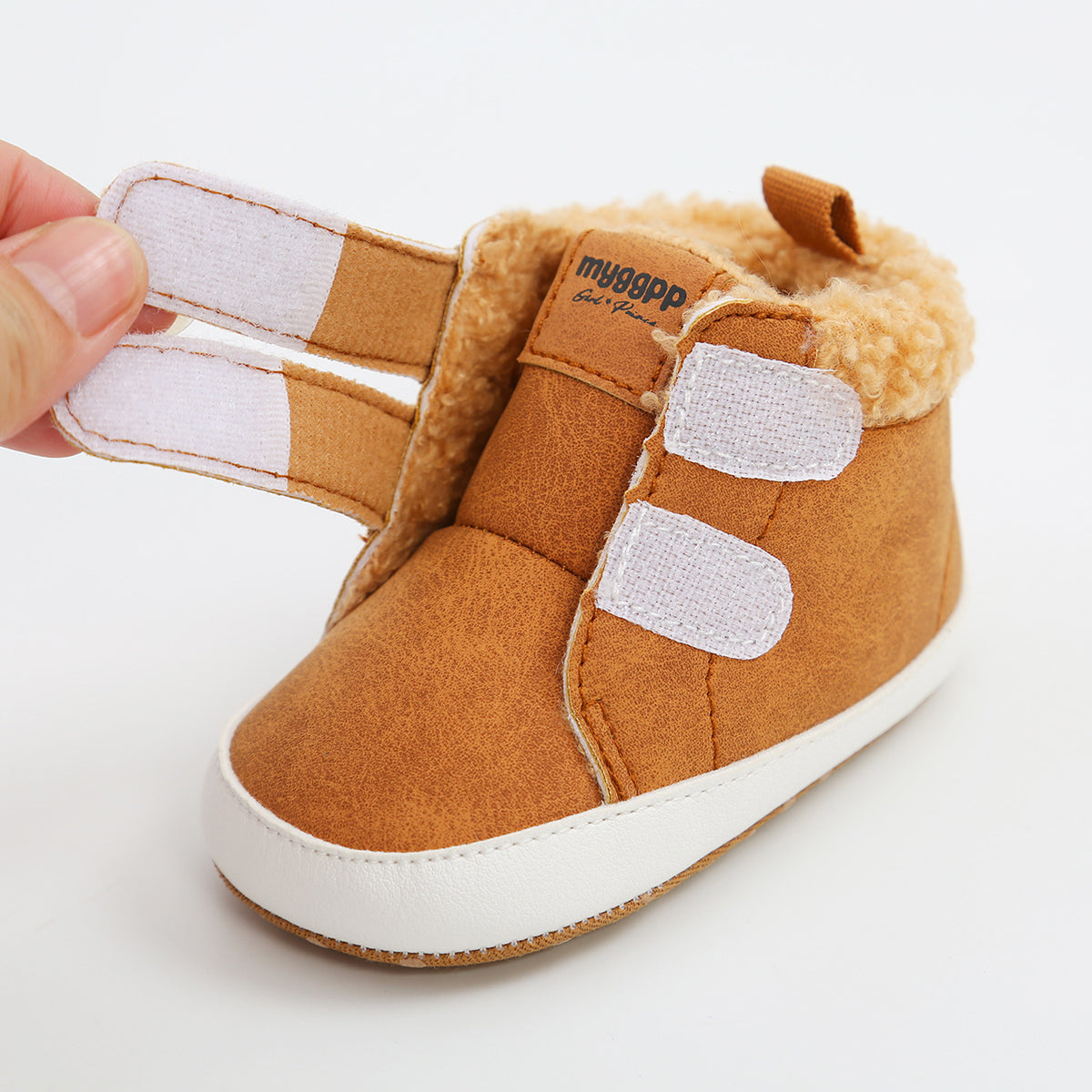 Fuzzy Velcro Kid Sneakers-Jewearrings