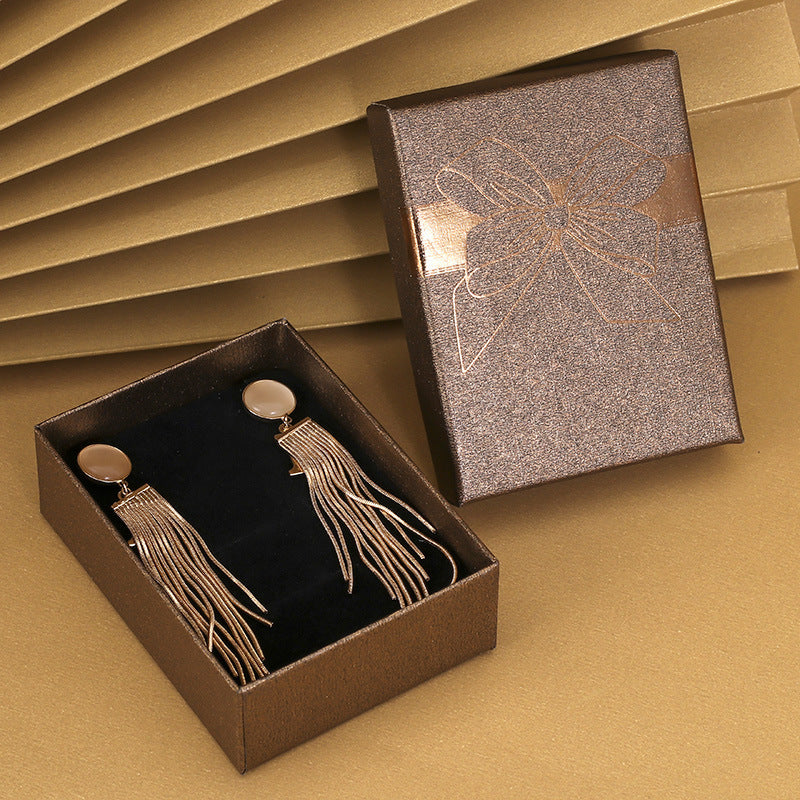 Bow Necklace Earrings Packaging Gift Box-Jewearrings