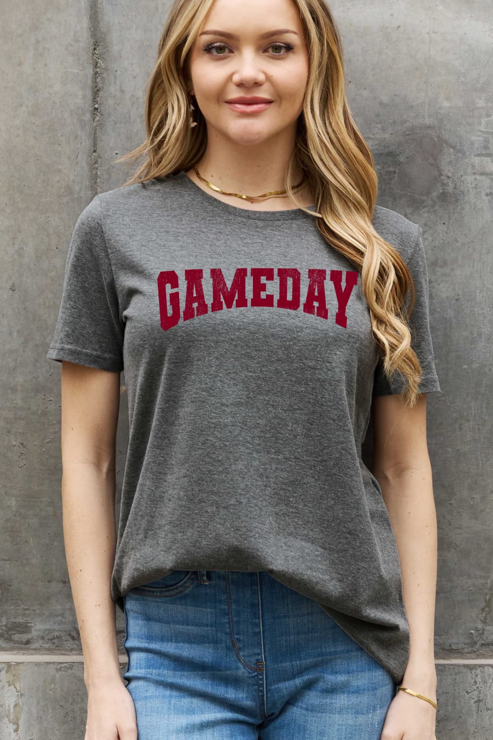 Simply Love Full Size GAMEDAY Graphic Cotton Tee-Jewearrings