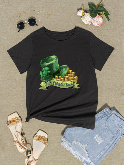 ST. PATRICK'S DAY Round Neck T-Shirt-Jewearrings