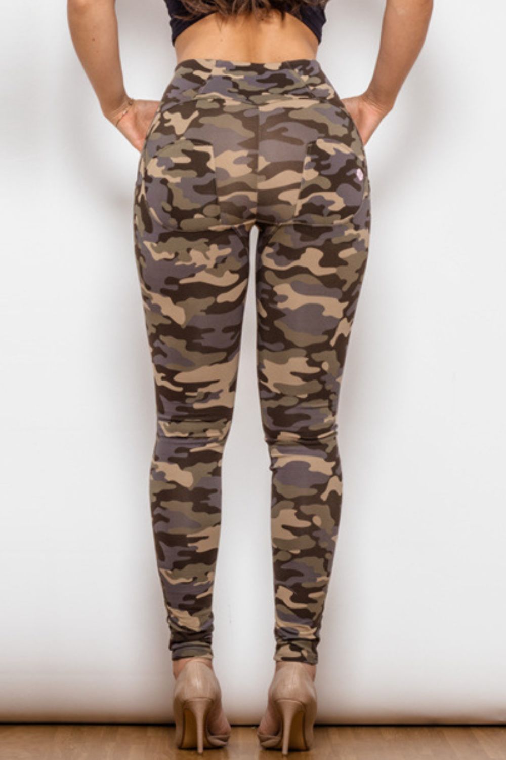 Camouflage Print Jeans-Jewearrings