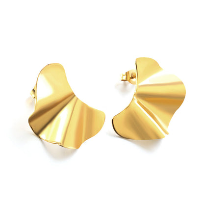 Creative Stud Earrings Female Half-piece Glossy Shaped-Jewearrings