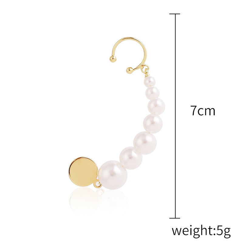 Korean Temperament Retro Ear Clip Women's Fashion Long Earrings-Jewearrings