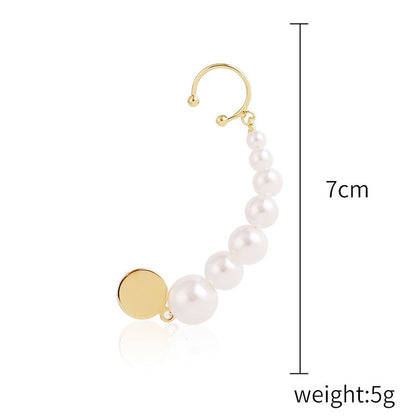 Korean Temperament Retro Ear Clip Women's Fashion Long Earrings-Jewearrings