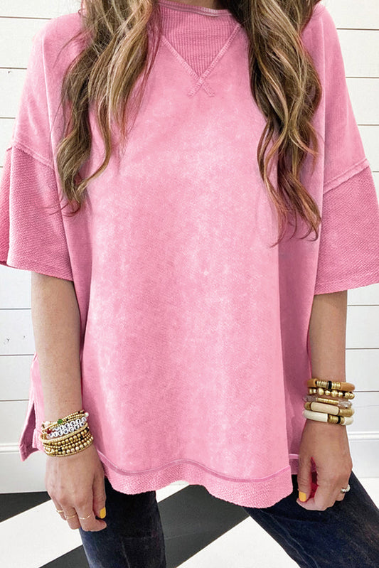 Round Neck Half Sleeve T-Shirt-Jewearrings