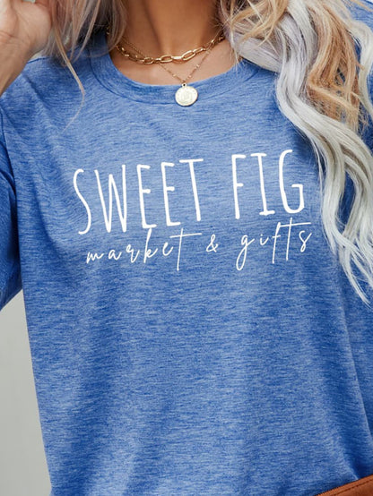 SWEET FIG MARKET & GIFTS Graphic Tee-Jewearrings