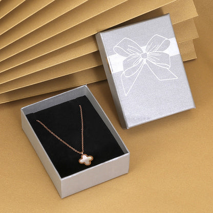 Bow Necklace Earrings Packaging Gift Box-Jewearrings